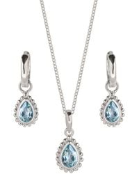 Charlotte's Web Jewellery - November Birthstone Sterling Necklace And Earring Set - Lyst