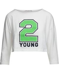 Conquista - Elegance Embodied Two Young Crop Top - Lyst