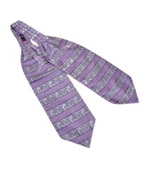 DAVID WEJ - Self Tie Paisley Cravat – Lilac - Lyst