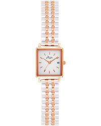 Bermuda Watch Company - Quaintrelle Square Rose Link 22 24Mm - Lyst