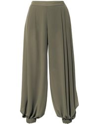 AGGI by HALEWSKI - Denise Sheer Wide-Leg Trousers With Shorts Set - Lyst