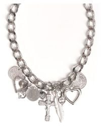 Caramel Vintage Jewellery - Love Sex & Money Charm Necklace - Lyst