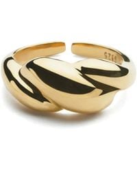 Shabella Nyc - Croissant Adjustable Ring - Lyst