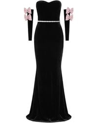 Nur Karaata - Velvet Grace Dress - Lyst