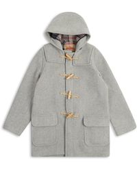 Burrows and Hare - Water Repellent Wool Duffle Coat - Lyst