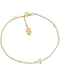 SALLY SKOUFIS - Pure Bracelet With Made Cz Diamond Stimulant - Lyst