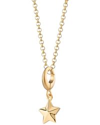 Lily Charmed - Plated Faceted Star Charm Necklace - Lyst