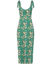 Sophie Cameron Davies - Floral Cotton Maxi Dress - Lyst