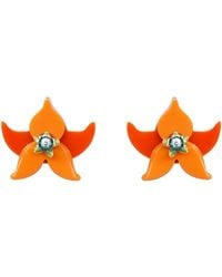 Gissa Bicalho - Handmade Acrylic Earring Siris Living Coral - Lyst