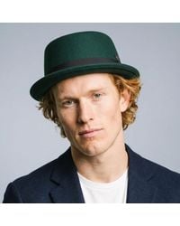 Dasmarca Hats - Jack Pine Felt Skimpy Brim Short Brim Rude Boy Mod Style Porkpie Hat - Lyst