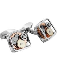 Tateossian - Square Gear Cufflinks - Lyst
