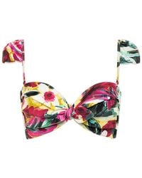 Montce - Isla Floral Cabana Bikini Top - Lyst