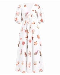 Palm Collective - Corsica Shell Maxi Dress - Lyst