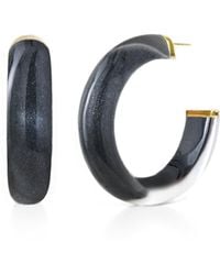 Gold & Honey - Small Illusion Hoop Earrings - Lyst