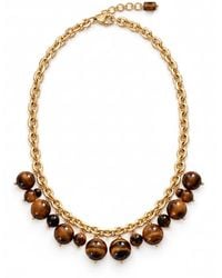 Lalinde - Siena Tiger Eye Necklace - Lyst