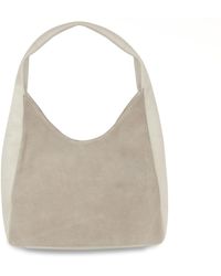 Apatchy London - Neutrals The Henry Stone Leather And Suede Hobo Bag - Lyst