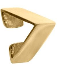 Edge Only - Triangle Ear Cuff 18Ct Vermeil - Lyst