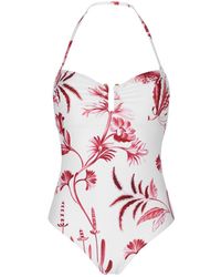 Aguaclara - Rouge Strapless One Piece - Lyst