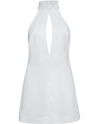 Audrey Vallens - Blade Halter Dress - Lyst