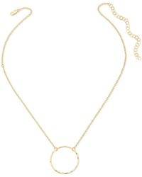 Heather Hawkins Jewelry - Hammered Circle Necklace - Lyst