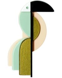 Gissa Bicalho - Handmade Acrylic Brooch Toucan Pale - Lyst