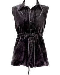 Maison Bogomil - Drawstring Plush Vest - Lyst