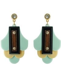 Gissa Bicalho - Handmade Acrylic Earring Scales Pale - Lyst