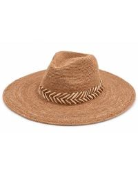Shaded the Label - Neutrals Willowmere Natural Straw Fedora Hat - Lyst