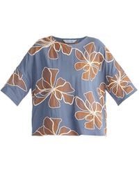 Paisie - Floral Embroidered Relax Fit Top - Lyst
