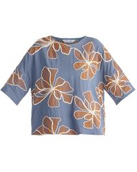 Paisie - Floral Embroidered Relax Fit Top - Lyst