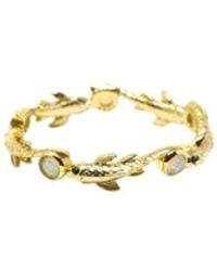 NASI SILVER - Eternity Neshama Fish Band- Opal - Lyst