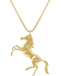 Lee Renee - Horse Necklace - Lyst
