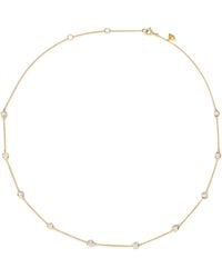 Augustine Jewels - Diamond By The Yard Pear And Round Shaped Diamond Necklace - Lyst
