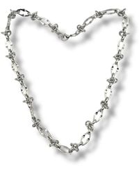 Jagged Halo Jewelry - Barbed Love Knot Necklace - Lyst