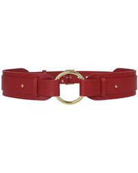 Haute Cuir - O Ring Waist Leather Belt - Lyst