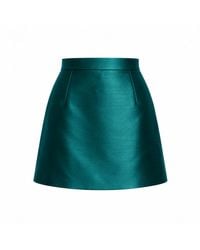 Richa Sharma - Handcrafted Silk Mini Skirt - Lyst
