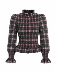 Mind Traveler - Chia Alia And Checked Blouse - Lyst