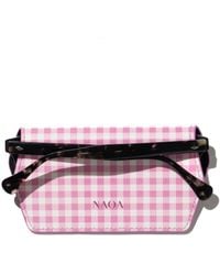 Naoa - Slim Glasses Case Vichy Print - Lyst