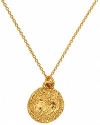 De Roms - Small Molten Solstice Medallion Necklace - Lyst