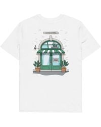 Anchor and Crew - Gustatory Coffee & Chats Organic Cotton Embroidered T-Shirt - Lyst