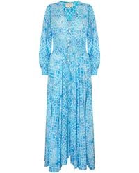 Sophia Alexia - Azure Mosaic St Tropez Maxi Dress - Lyst
