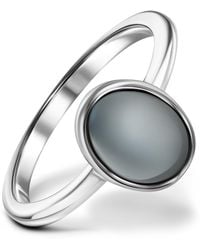 Rejected Hearts Club - Hematite Healing Stack Ring - Lyst