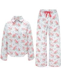 Love Letters X - Layla Long Pj Set - Lyst