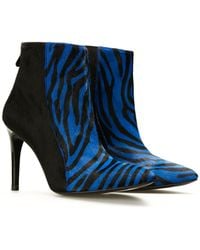 Rosamund Muir London - Pietra & Zebra Print Calf Hair Boots - Lyst