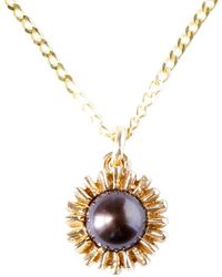Lee Renee - Dahlia Bud Peacock Pearl Necklace – - Lyst