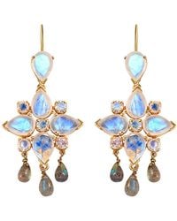 Emma Chapman Jewels - Moonstone Labradorite Dangle Earrings - Lyst