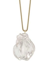 Katy Faye - Joann Pearl Necklace - Lyst