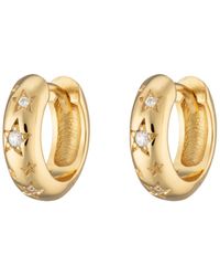 Scream Pretty - Celestial Chunky Huggie Hoop Earrings - Lyst