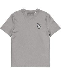 Anchor and Crew - Heather Penguin Suit Actual Life Organic Cotton Embroidered T-Shirt - Lyst