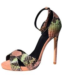 Aethra Shoes - Anther Ankle Strap Sandal Stiletto Heels - Lyst